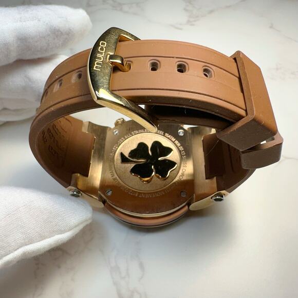 MULCO Blue Marine Chronograph Brown and Gold-tone Dial Uisex Watch - Picture 3 of 6